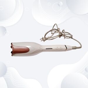 Automatic Hair Curler in Beige and Brown